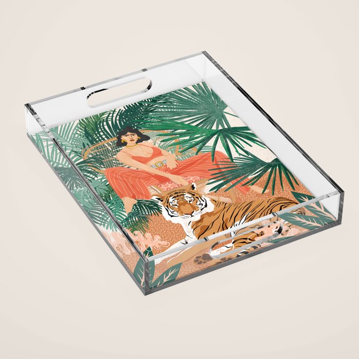 Tiger Leader Acrylic Tray Gallery Image 1