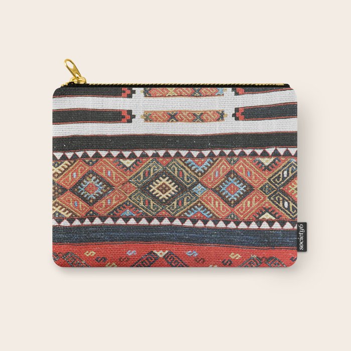 Vintage Geometric Kilim Print Carry All Pouch Gallery Image 1