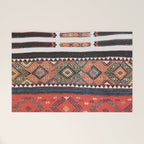Vintage Geometric Kilim Print Welcome Mat Gallery Image 1