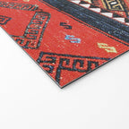 Vintage Geometric Kilim Print Welcome Mat Gallery Image 2