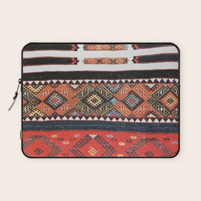Vintage Geometric Kilim Print Laptop Sleeve Gallery Image 1