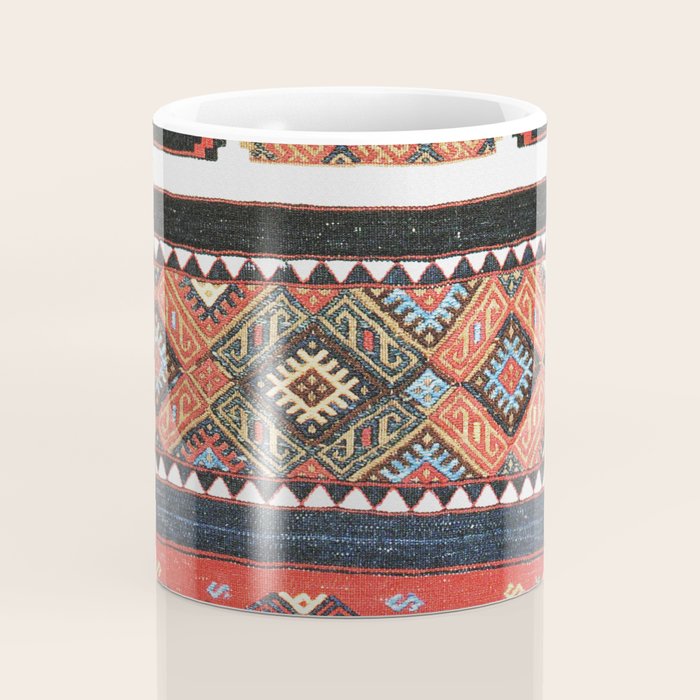 Vintage Geometric Kilim Print Coffee Mug Gallery Image 4