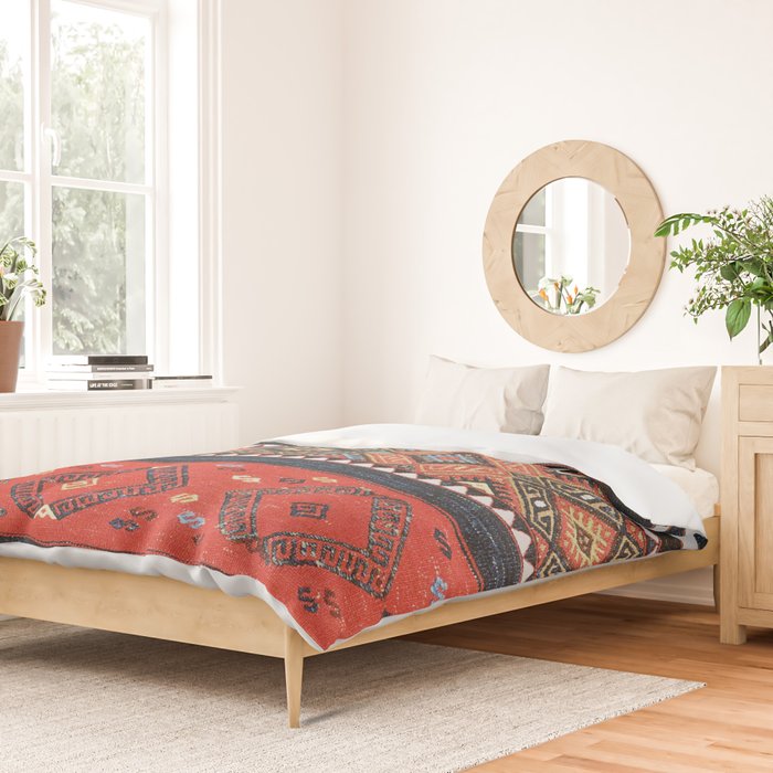 Vintage Geometric Kilim Print Duvet Cover Gallery Image 2