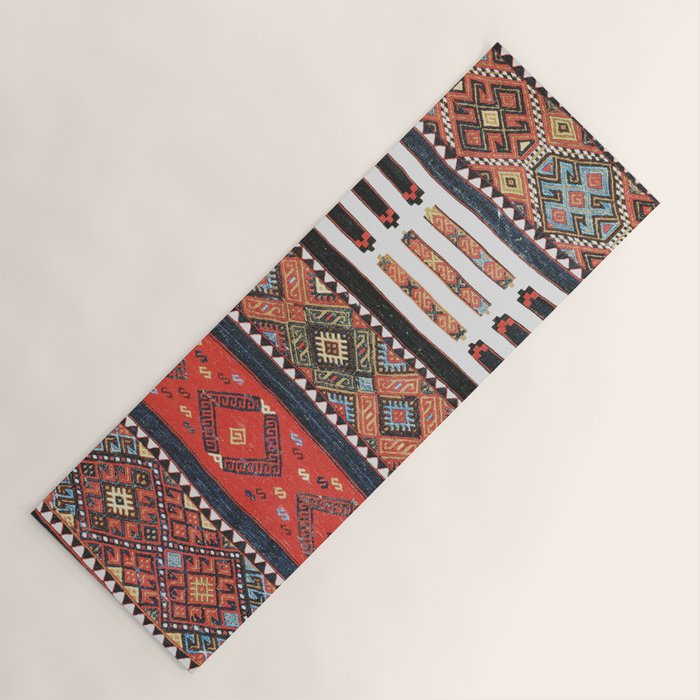 Vintage Geometric Kilim Print Yoga Mat Gallery Image 1