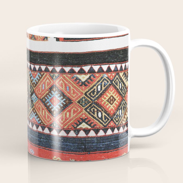 Vintage Geometric Kilim Print Coffee Mug Gallery Image 1
