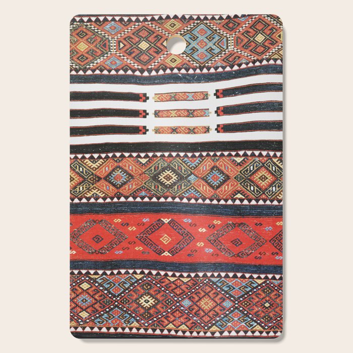 Vintage Geometric Kilim Print Cutting Board Gallery Image 1