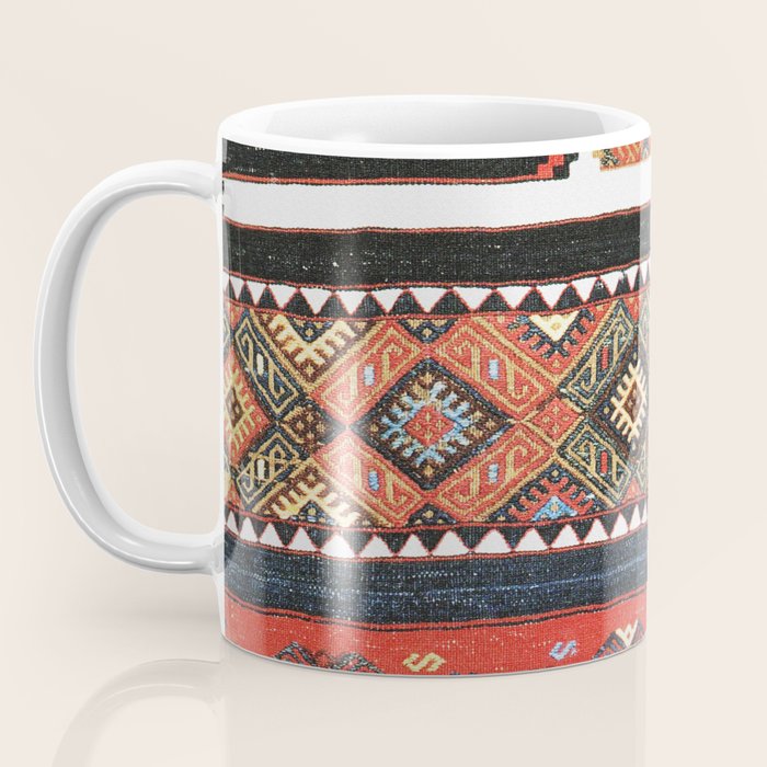 Vintage Geometric Kilim Print Coffee Mug Gallery Image 3