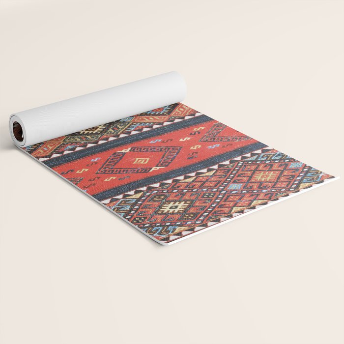 Vintage Geometric Kilim Print Yoga Mat Gallery Image 2