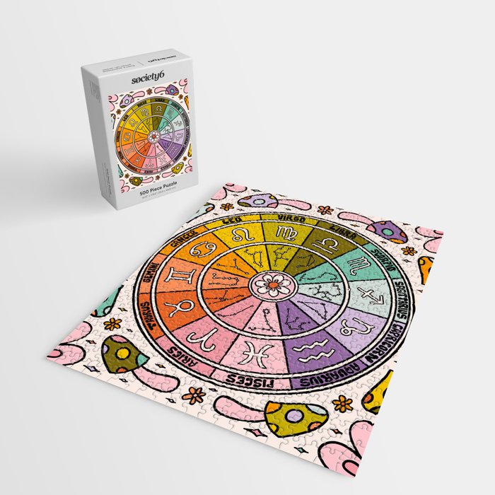 Mushroom Zodiac Wheel Jigsaw Puzzle Gallery Image 2