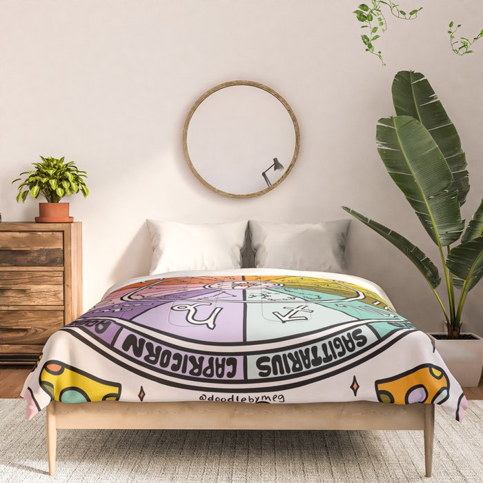 Mushroom Zodiac Wheel Comforter Gallery Image 3