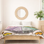 Mushroom Zodiac Wheel Duvet Cover Gallery Image 3