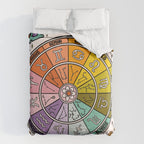 Mushroom Zodiac Wheel Comforter Gallery Image 6
