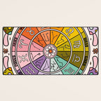 Mushroom Zodiac Wheel Desk Mat Gallery Image 3