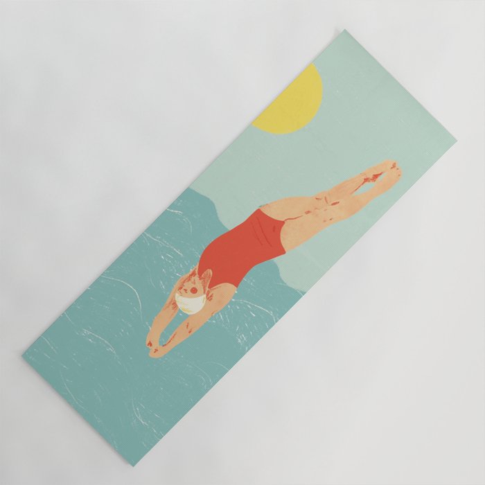 Swimmer Yoga Mat Gallery Image 1
