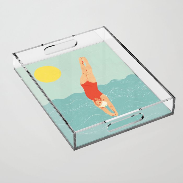 Swimmer Acrylic Tray Gallery Image 1