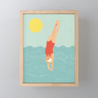 Swimmer Mini Art Print Gallery Image 1
