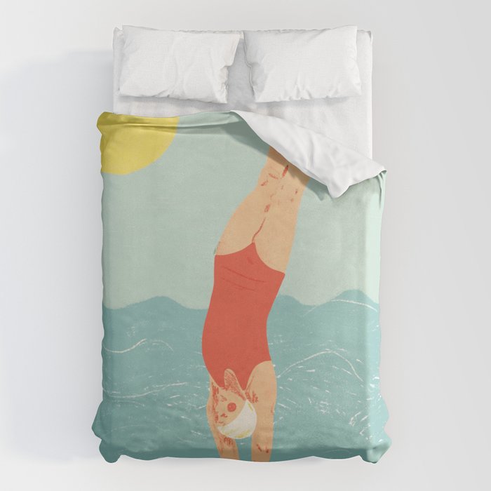 Swimmer Duvet Cover Gallery Image 6
