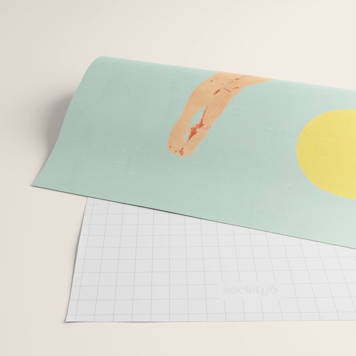 Swimmer Wrapping Paper Gallery Image 2