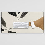 minimal plant 6 Desk Mat Gallery Image 1