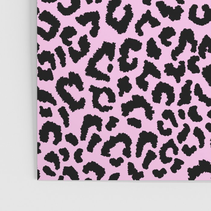 2000s leopard-black on palest pink Poster Gallery Image 3