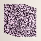 2000s leopard-black on palest pink Wrapping Paper Gallery Image 3