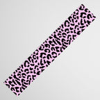 2000s leopard-black on palest pink Table Runner Gallery Image 3