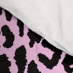 2000s leopard-black on palest pink Comforter Gallery Image 4