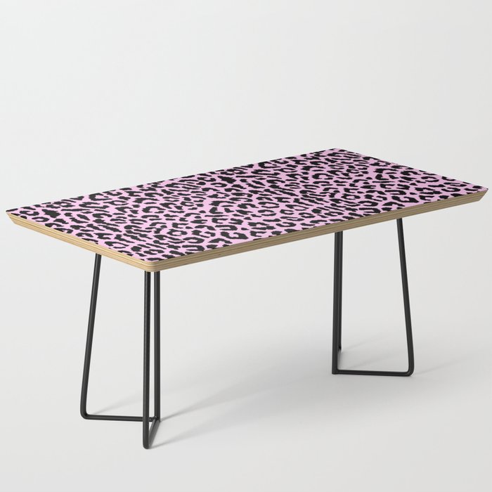 2000s leopard-black on palest pink Coffee Table Gallery Image 1