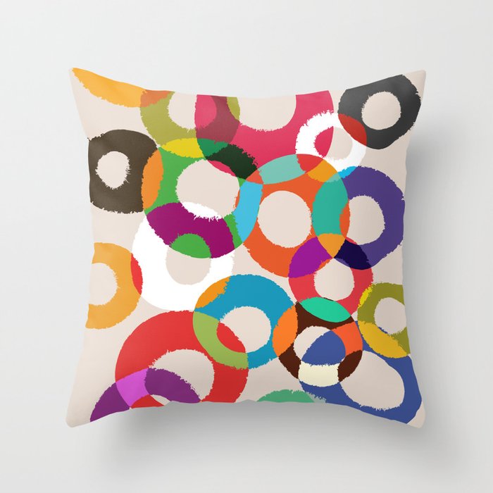 Loop Hoop Throw Pillow Gallery Image 1