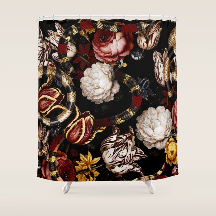 Dangers in the Forest XI Shower Curtain Gallery Image 1