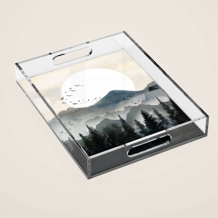 Midnight Forest Acrylic Tray Gallery Image 1