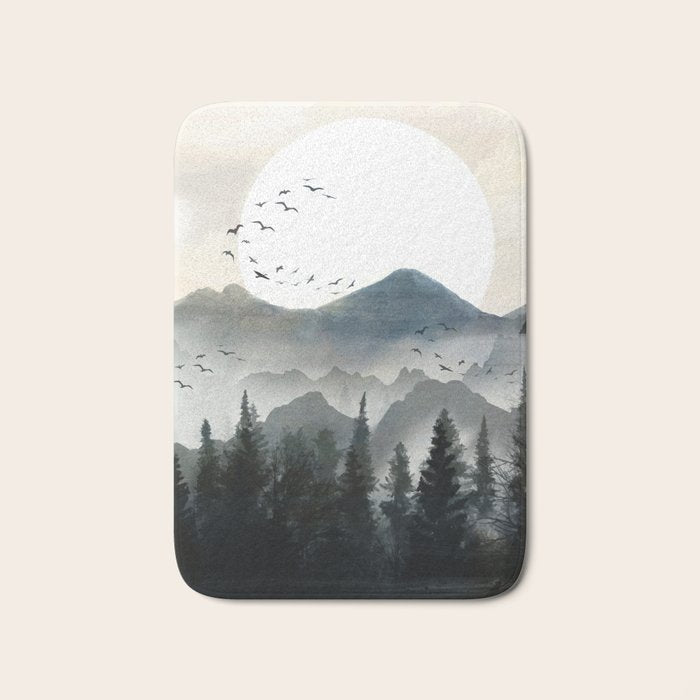 Midnight Forest Bath Mat Gallery Image 1