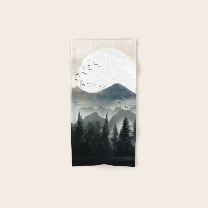 Midnight Forest Bath Towel Gallery Image 1