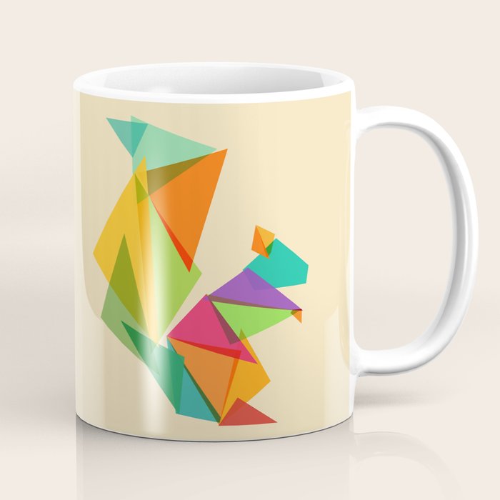 Fractal geometric Squirrel Coffee Mug Gallery Image 1