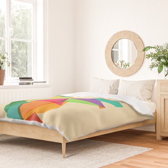 Fractal geometric Squirrel Duvet Cover Gallery Image 2