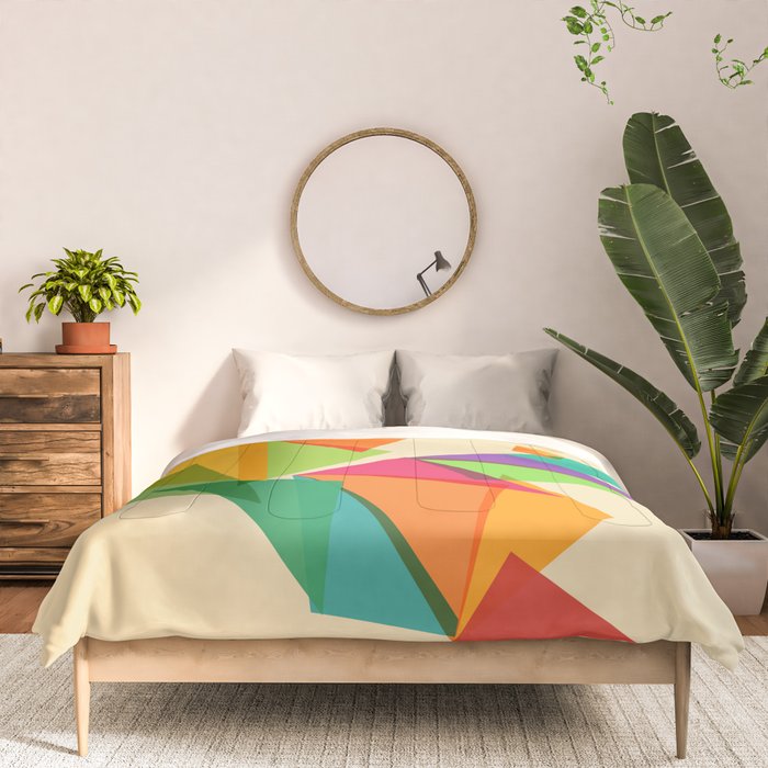 Fractal geometric Squirrel Comforter Gallery Image 3