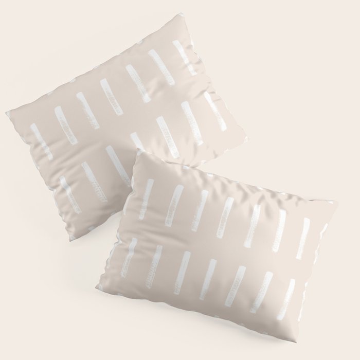 dash blush Pillow Sham Gallery Image 1