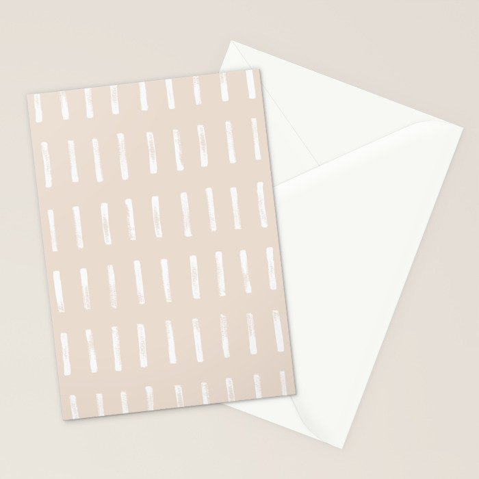 dash blush Stationery Card Gallery Image 2
