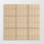 dash blush Wood Wall Art Gallery Image 1