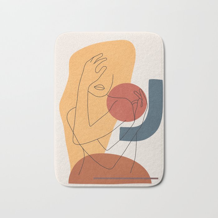Colorful Movement II Bath Mat Gallery Image 1