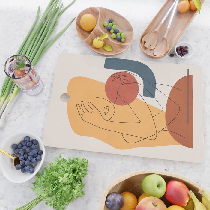 Colorful Movement II Cutting Board Gallery Image 2