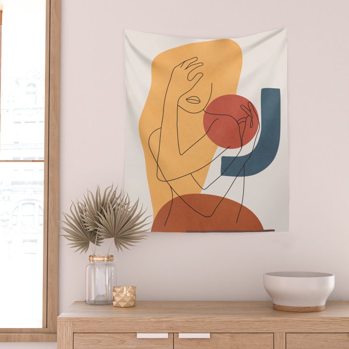 Colorful Movement II Wall Tapestry Gallery Image 2