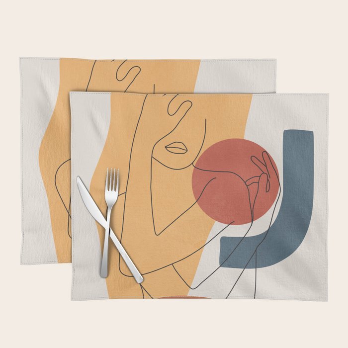 Colorful Movement II Placemat Gallery Image 1