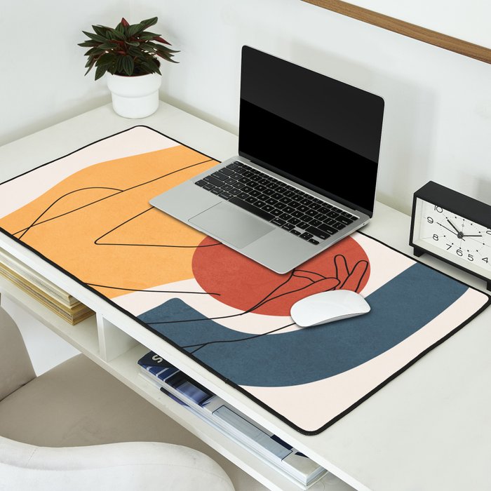 Colorful Movement II Desk Mat Gallery Image 2