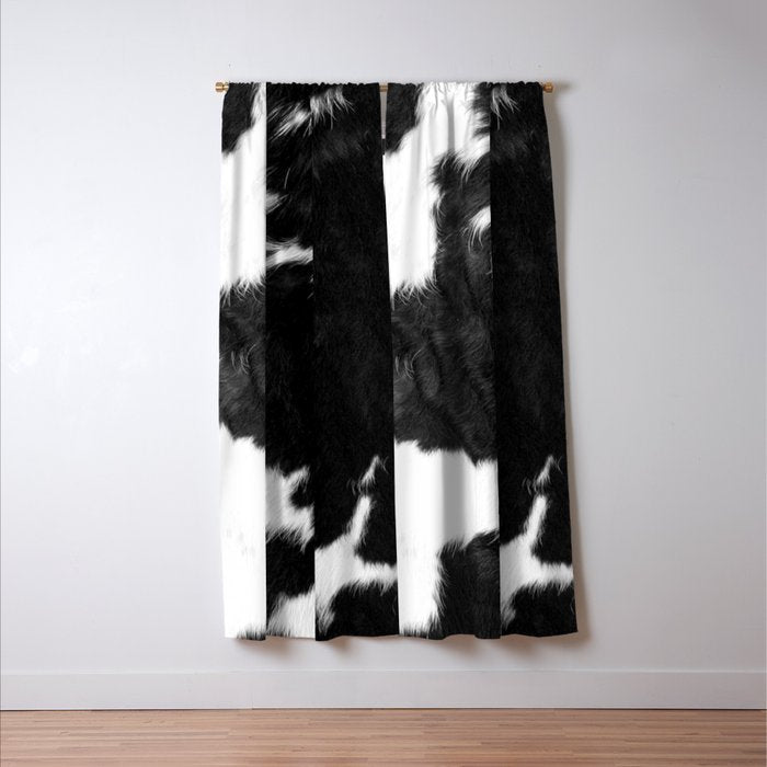 Modern Cowhide Window Curtain Gallery Image 3