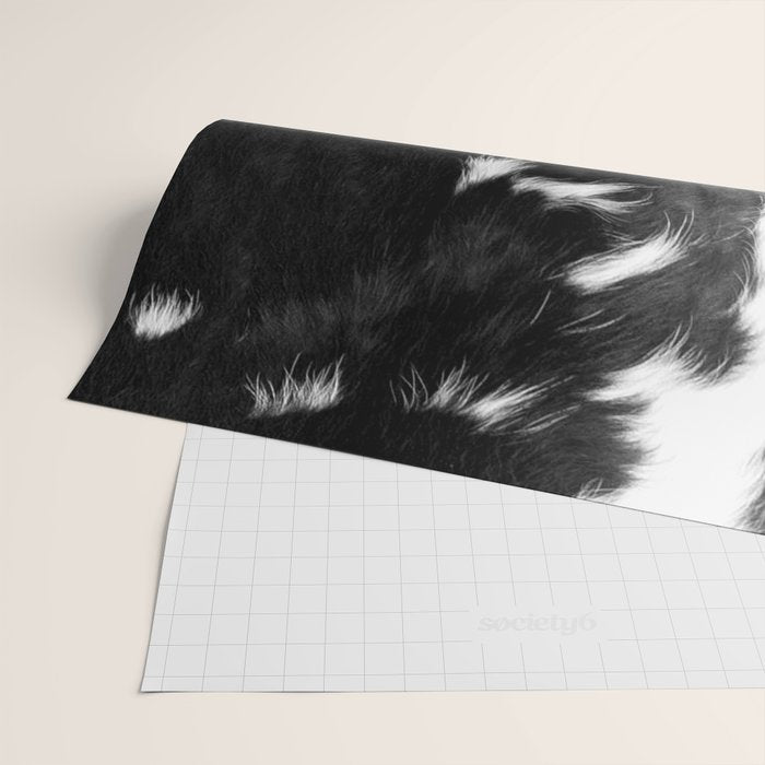 Modern Cowhide Wrapping Paper Gallery Image 2