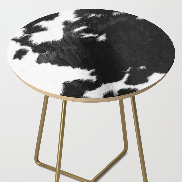 Modern Cowhide Side Table Gallery Image 2