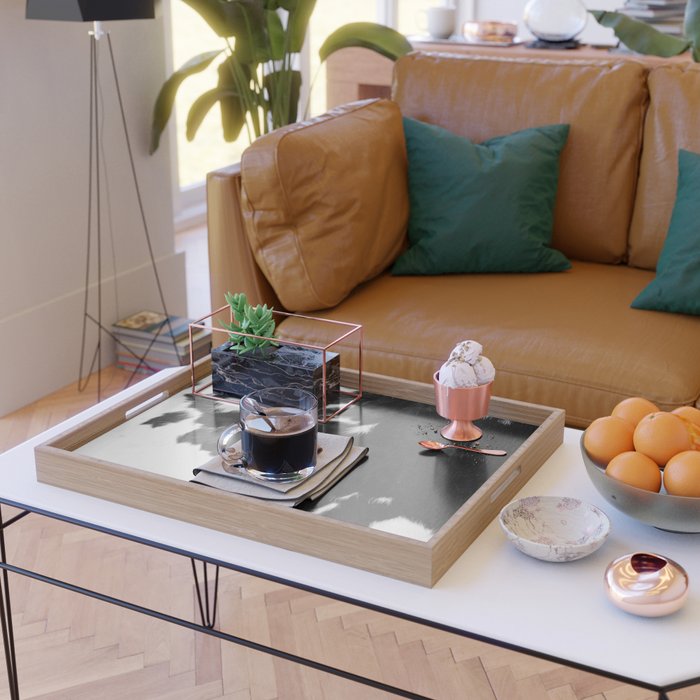Modern Cowhide Serving Tray Gallery Image 2