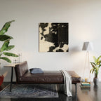 Modern Cowhide Wood Wall Art Gallery Image 2
