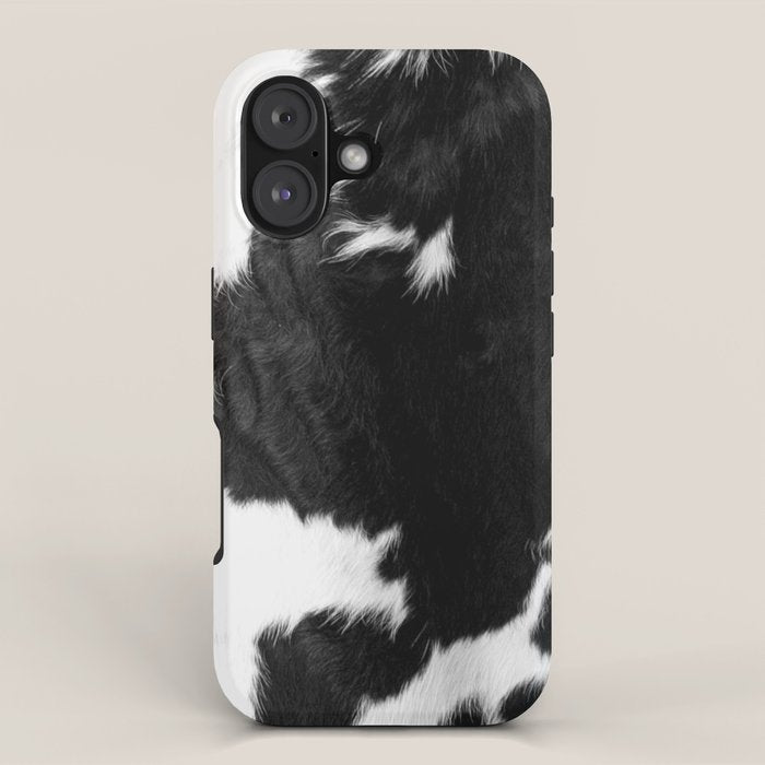 Modern Cowhide iPhone Case Gallery Image 1